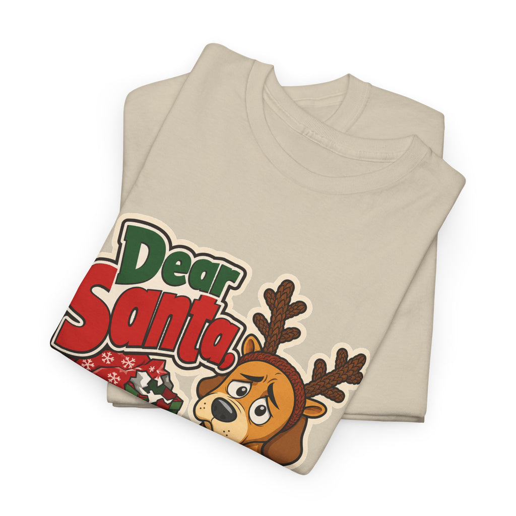 Guilty Dog Christmas T-Shirt – unisex t-shirt by PrintMyDream