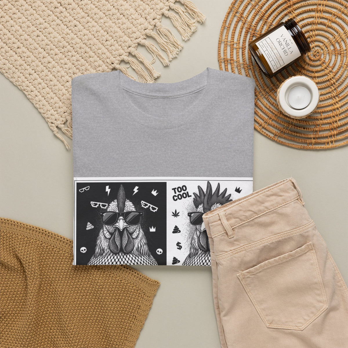 Retro Rooster T-Shirt – unisex t-shirt by PrintMyDream
