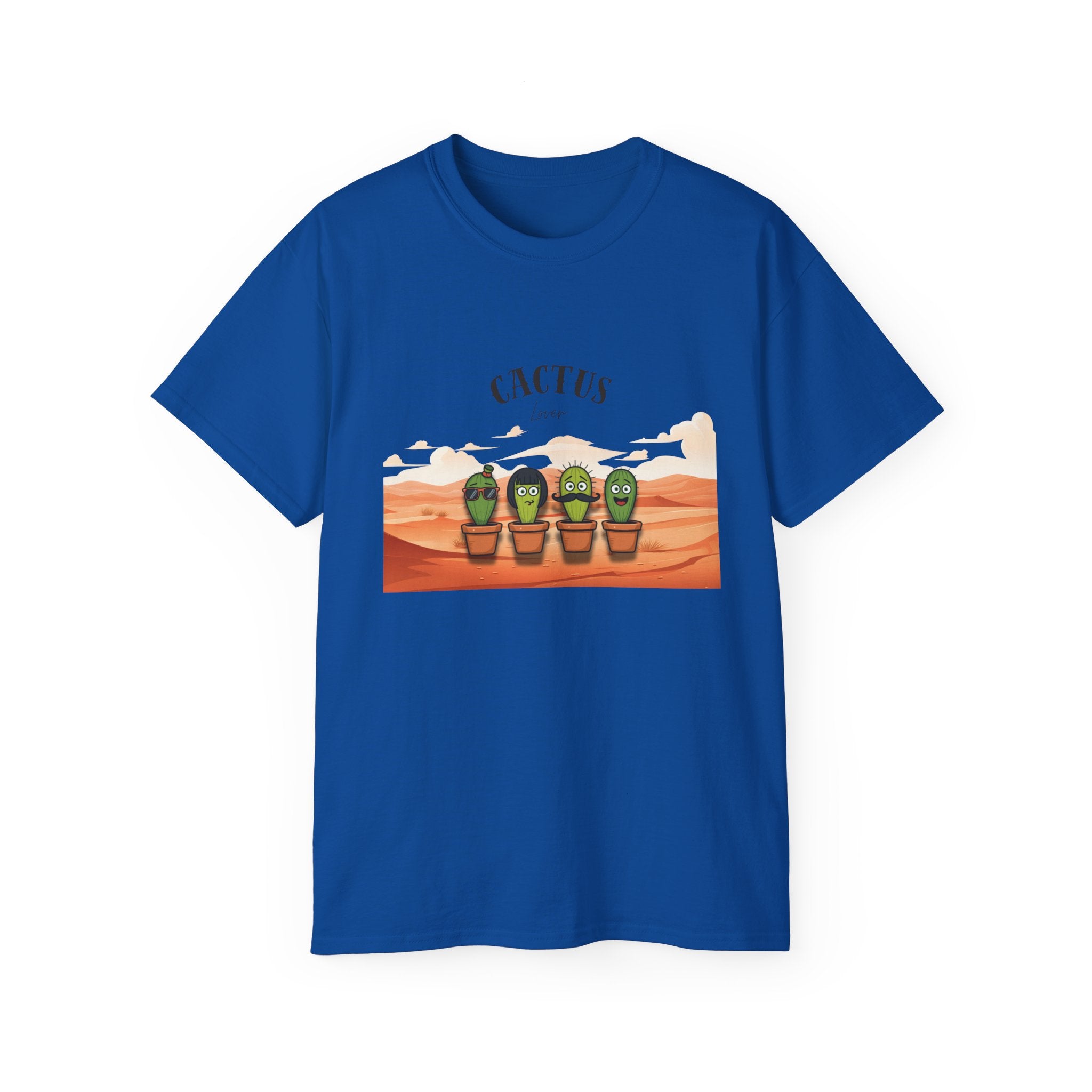 Cactus Graphic Tee, Fun and Quirky Unisex Shirt for Plant Lovers, Perfect for Casual Wear, Gifts, and Summer Days