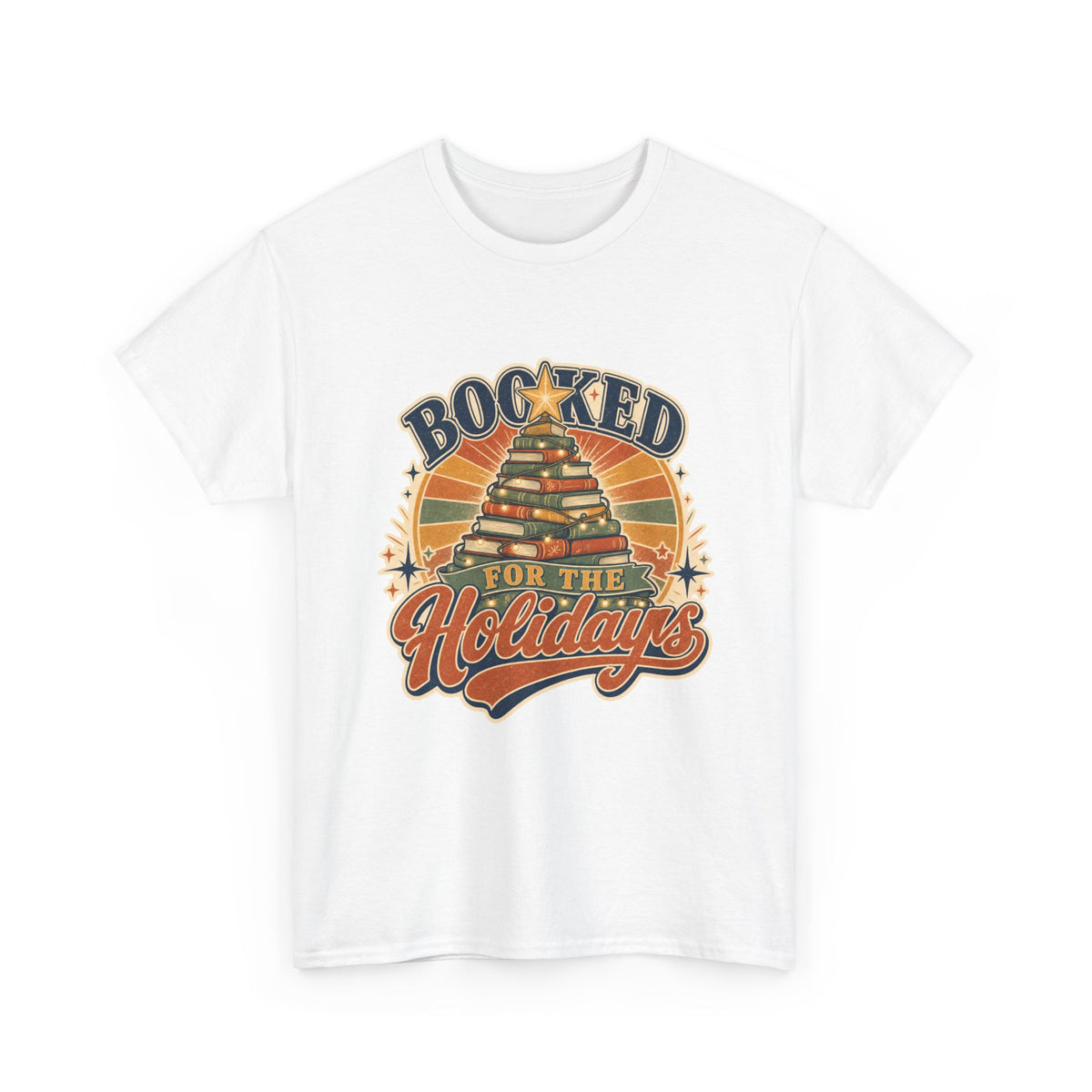 Book Christmas Tree T-Shirt – unisex t-shirt by PrintMyDream