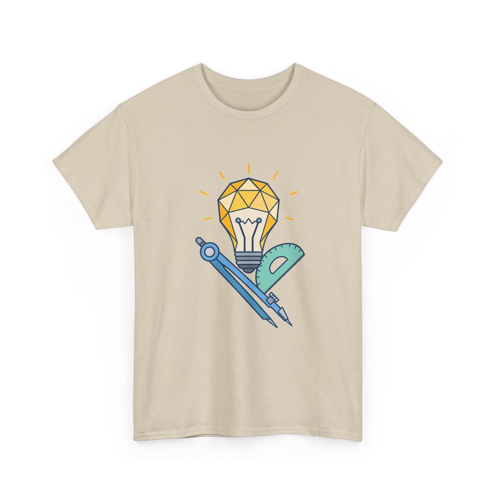Lightbulb Math Tools T-Shirt – unisex t-shirt by PrintMyDream