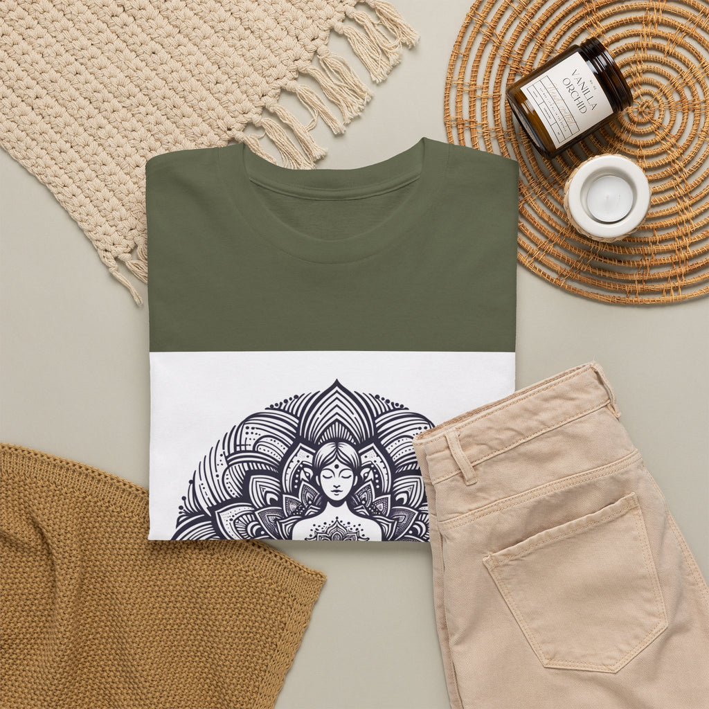Meditating Lotus Mandala T-Shirt – unisex t-shirt by PrintMyDream
