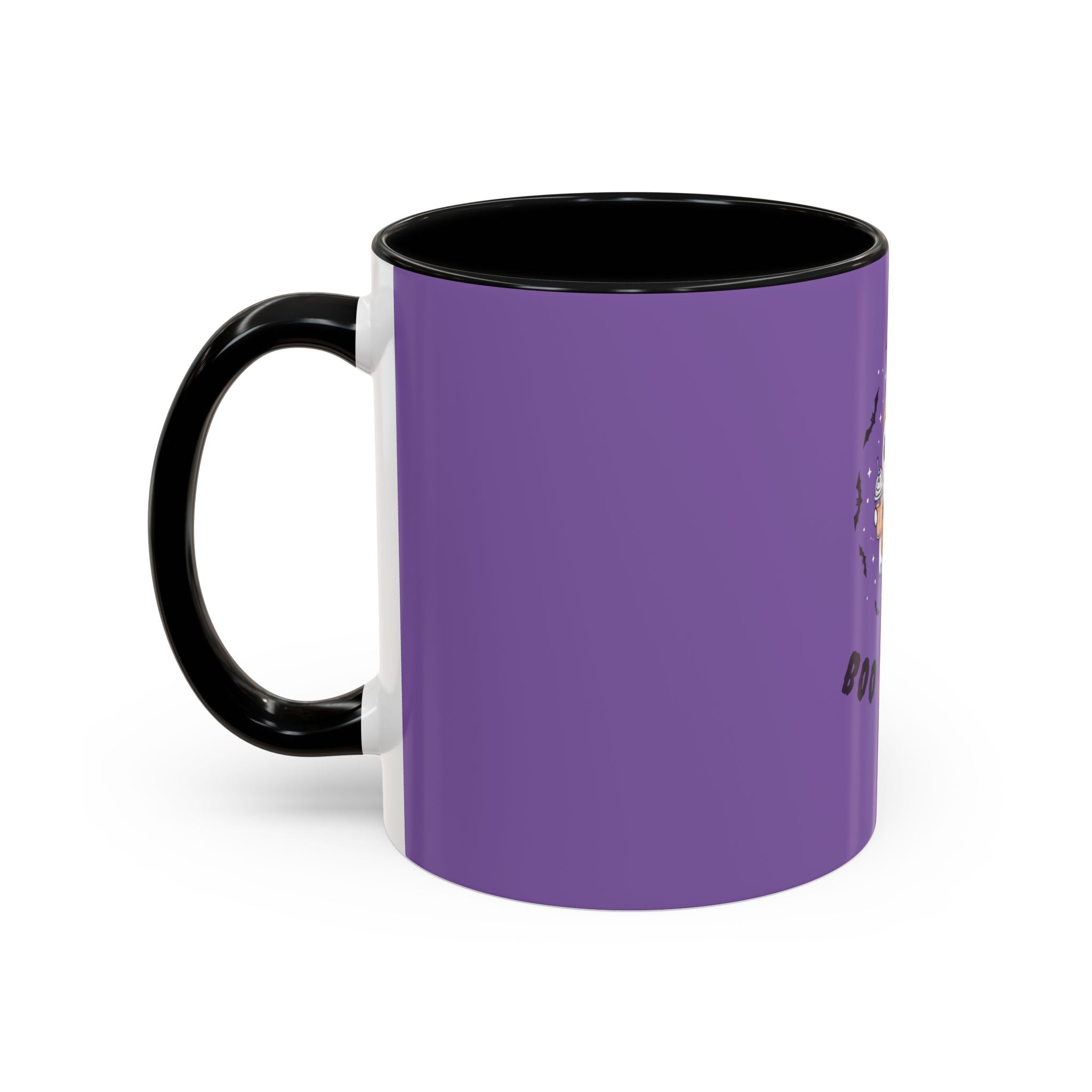 Boo or Sweet – Cute Halloween Ghost Mug with Candy & Pumpkin Design