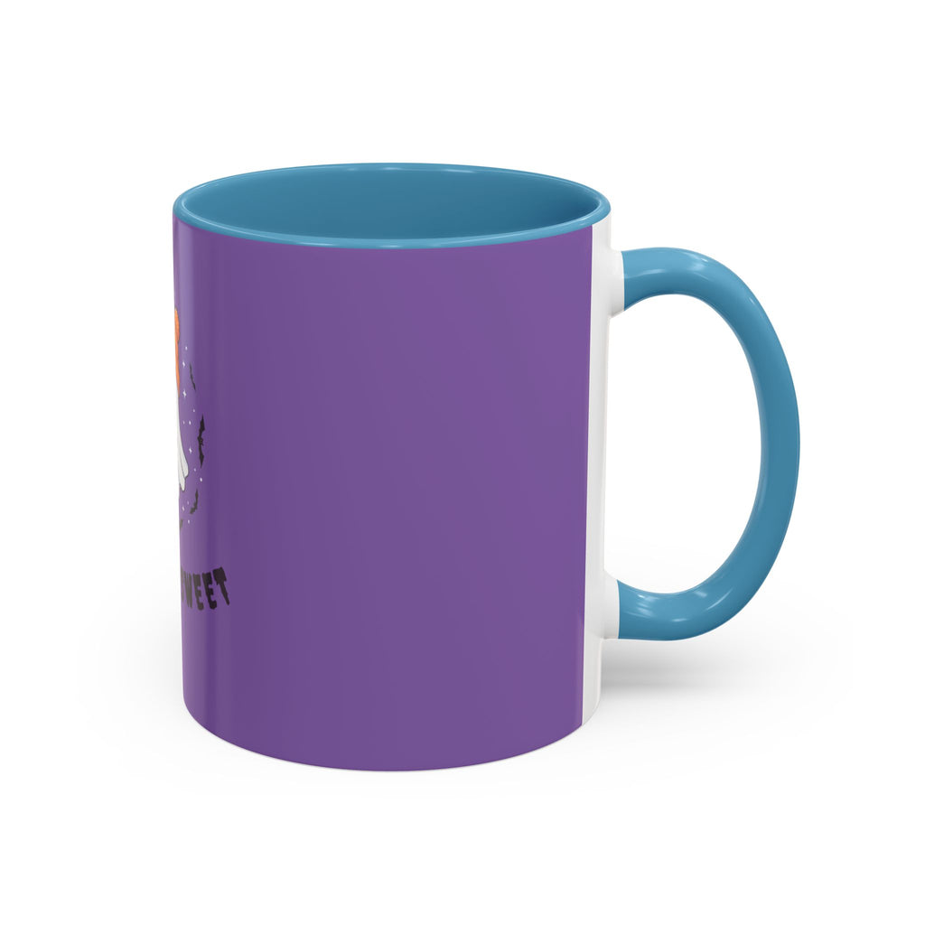 Boo or Sweet – Cute Halloween Ghost Mug with Candy & Pumpkin Design