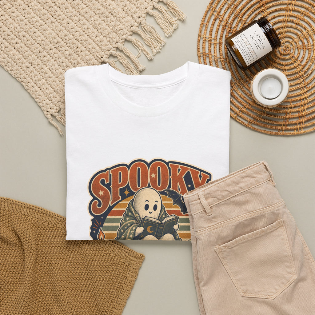 Spooky Season Reader T-Shirt – unisex t-shirt by PrintMyDream