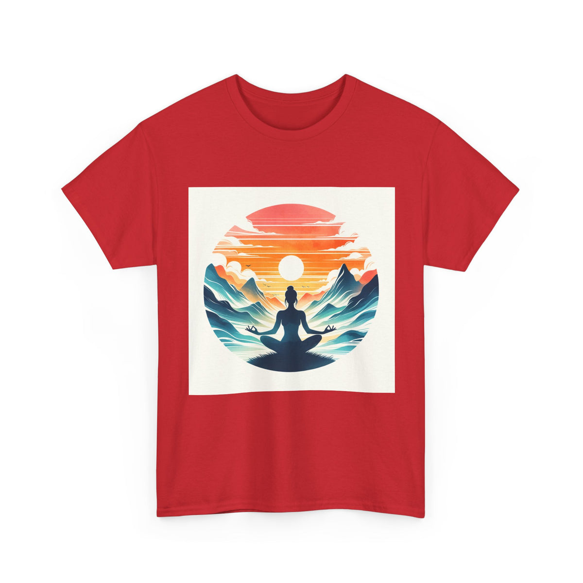 Meditation Mountain Tee – unisex t-shirt by PrintMyDream