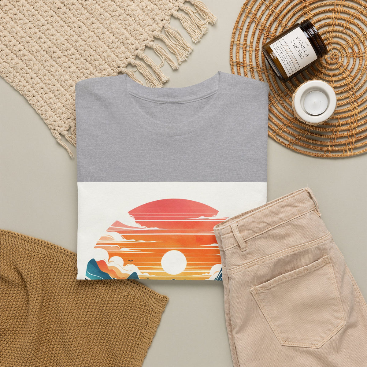 Meditation Mountain Tee – unisex t-shirt by PrintMyDream