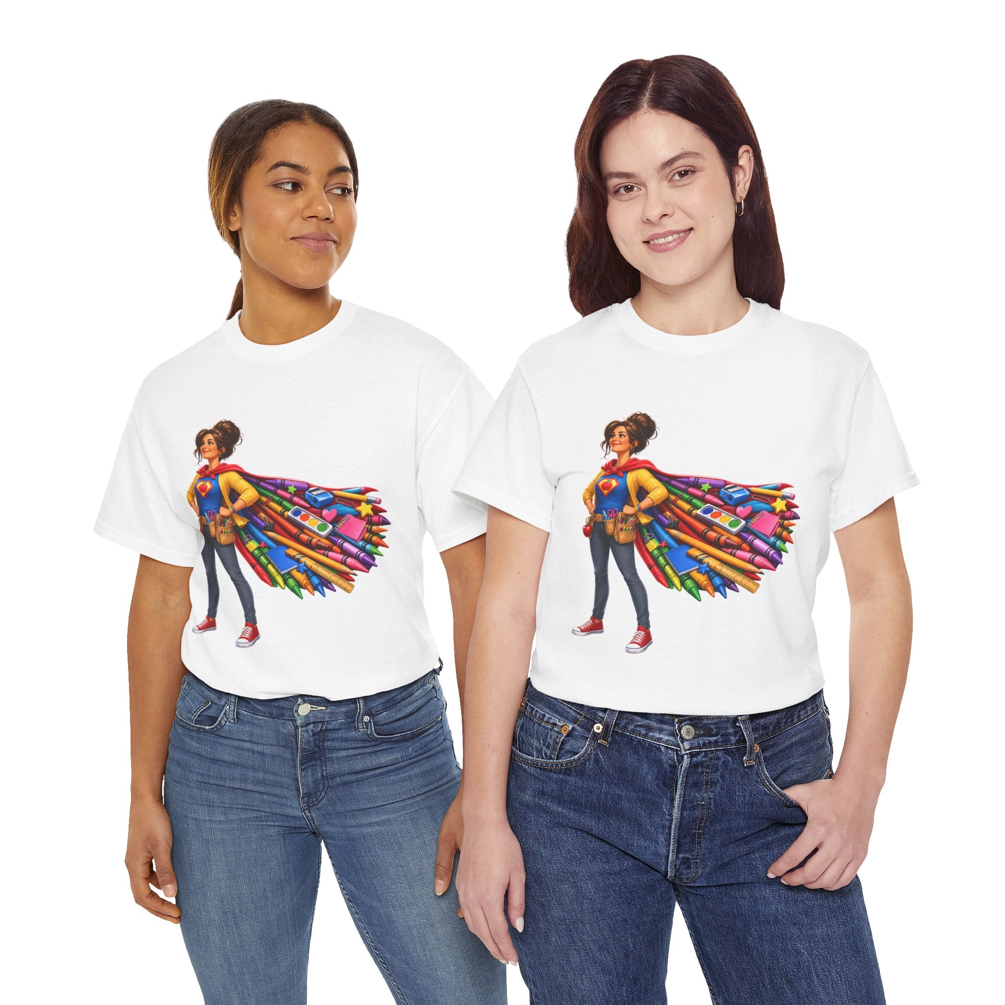 Elementary Teacher Hero T-Shirt Design