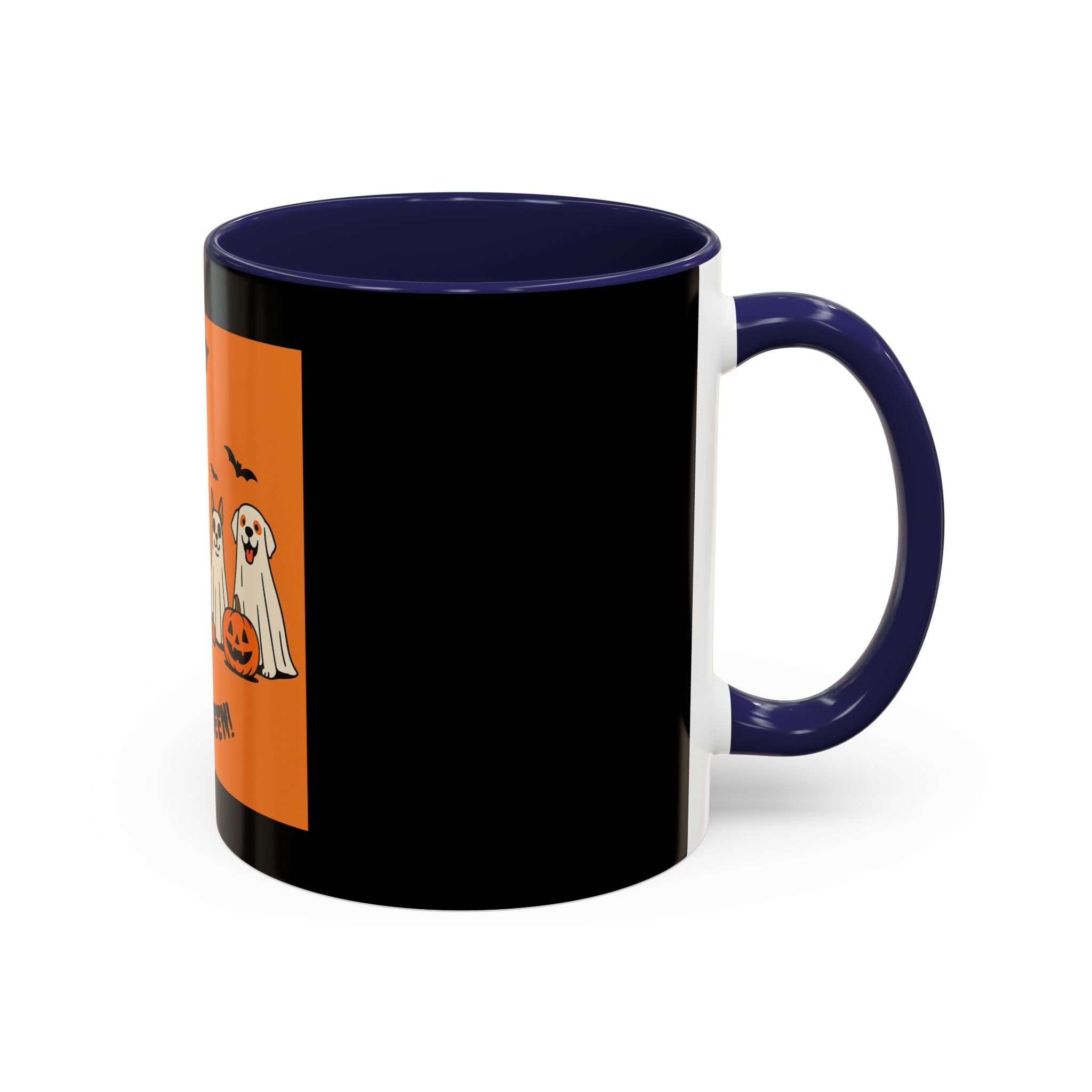 Halloween Ghosts Coffee Mug, Spooky Mug, Autumn Drinkware, Trick or Treat Gift, Holiday Coffee Cup