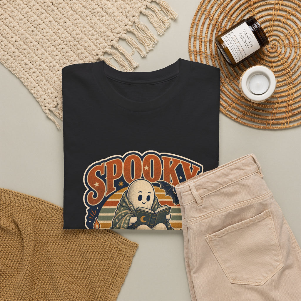 Spooky Season Reader T-Shirt – unisex t-shirt by PrintMyDream