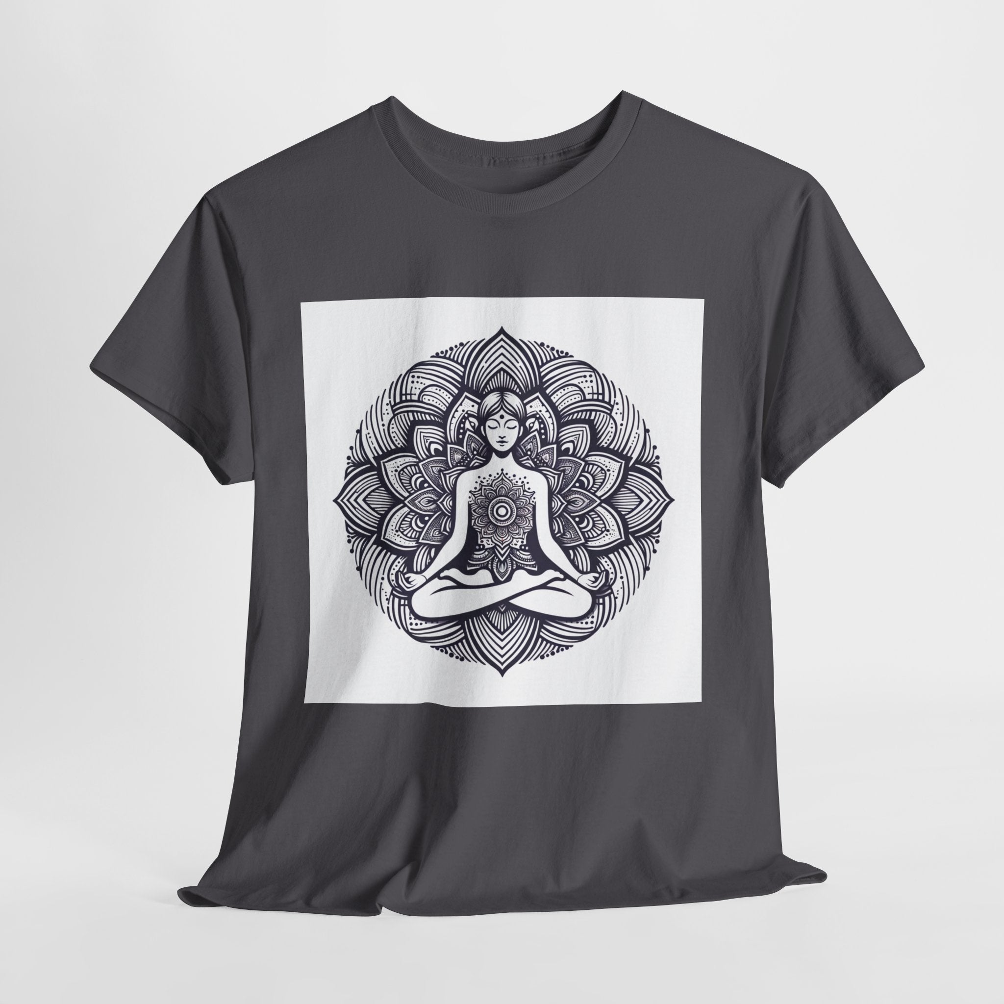 Meditating Lotus Mandala T-Shirt